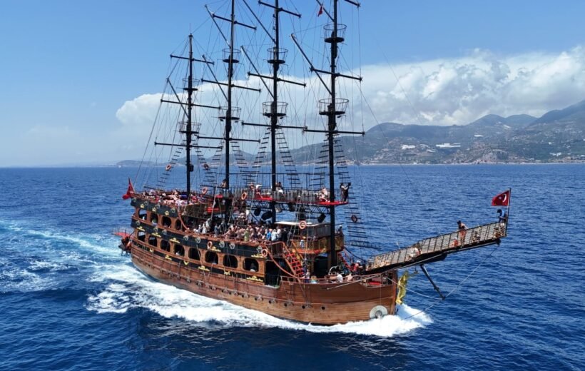 Alanya Pirate Boat Tour | Cave and Bay Trip | Sail like a Pirate: Alanya’s Seas Await!