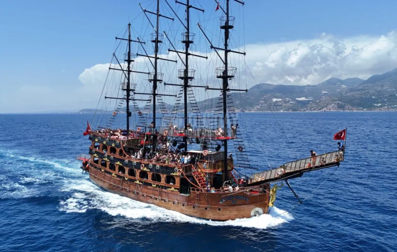 Alanya Pirate Boat Tour | Cave and Bay Trip | Sail like a Pirate: Alanya’s Seas Await!