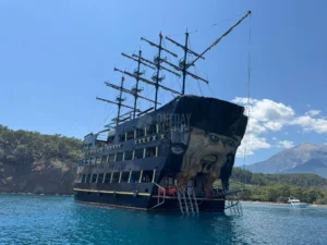 Kemer Catamaran Pirate Boat Tour | From Antalya City and Kemer | Beverage Pack Options | Satisfaction Guaranteed!