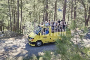 Alanya 2'in 1 Safari Tour | Dim River, Sapadere Village, Cüceler Cave and Hercules Bridge | Including Foam Show and Swimming Breaks!