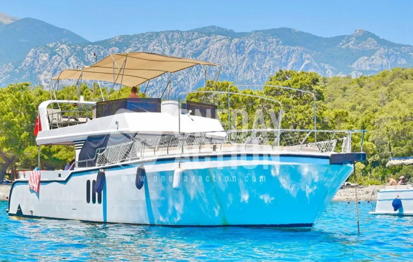 Kemer Luxury Shared Yacht Tour | Pirate Cave, Paradise, Phaselis and Moonlight Bays | VIP | Satisfaction Guaranteed!